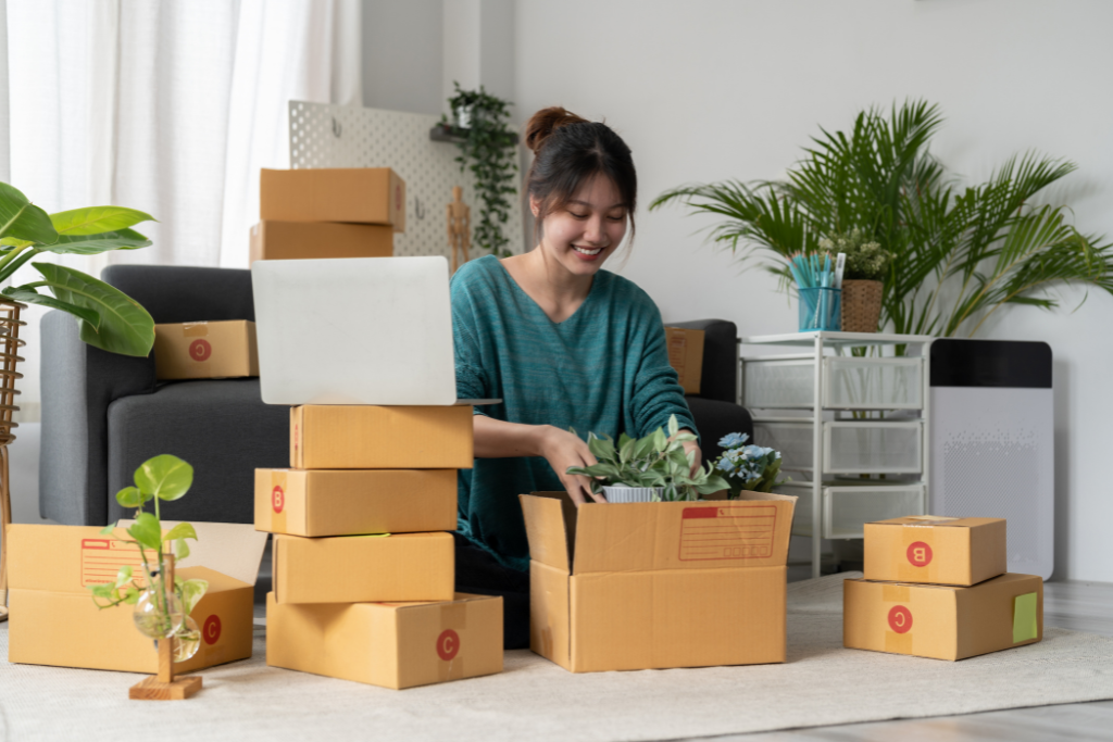 Home business, plant packaging