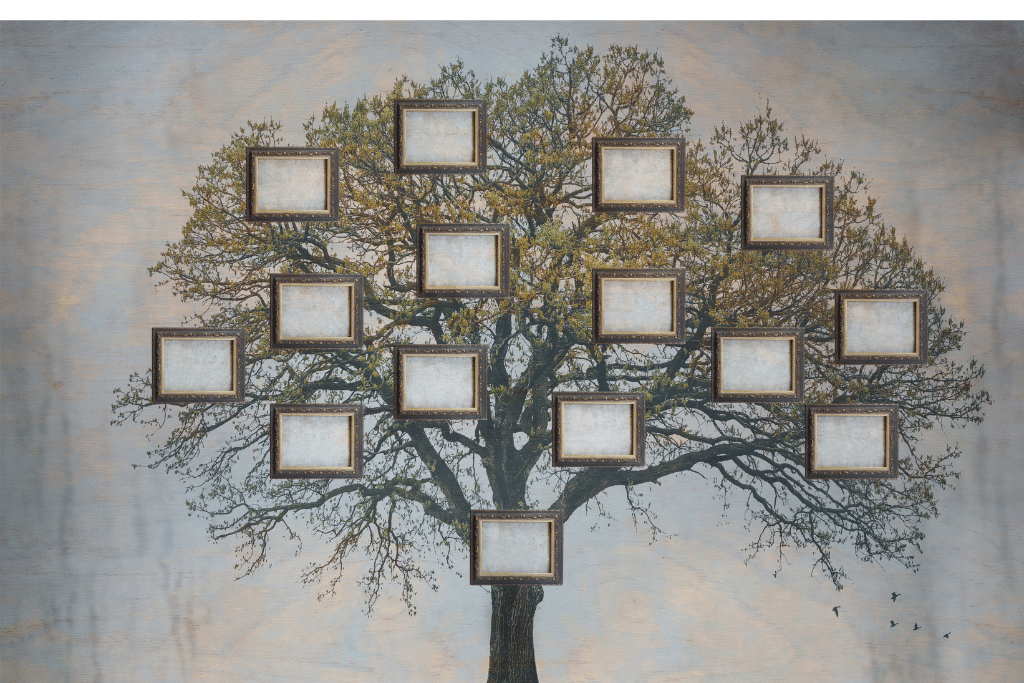 family tree photo frame