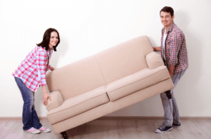 Store your couch at our low cost storage unit
