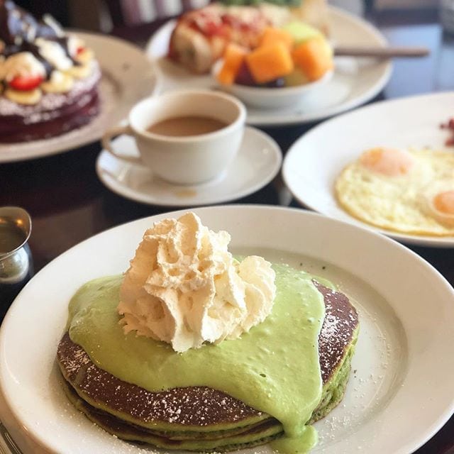 Green Tea Tiramisu Pancakes - a Thousand Oaks Storage team fave