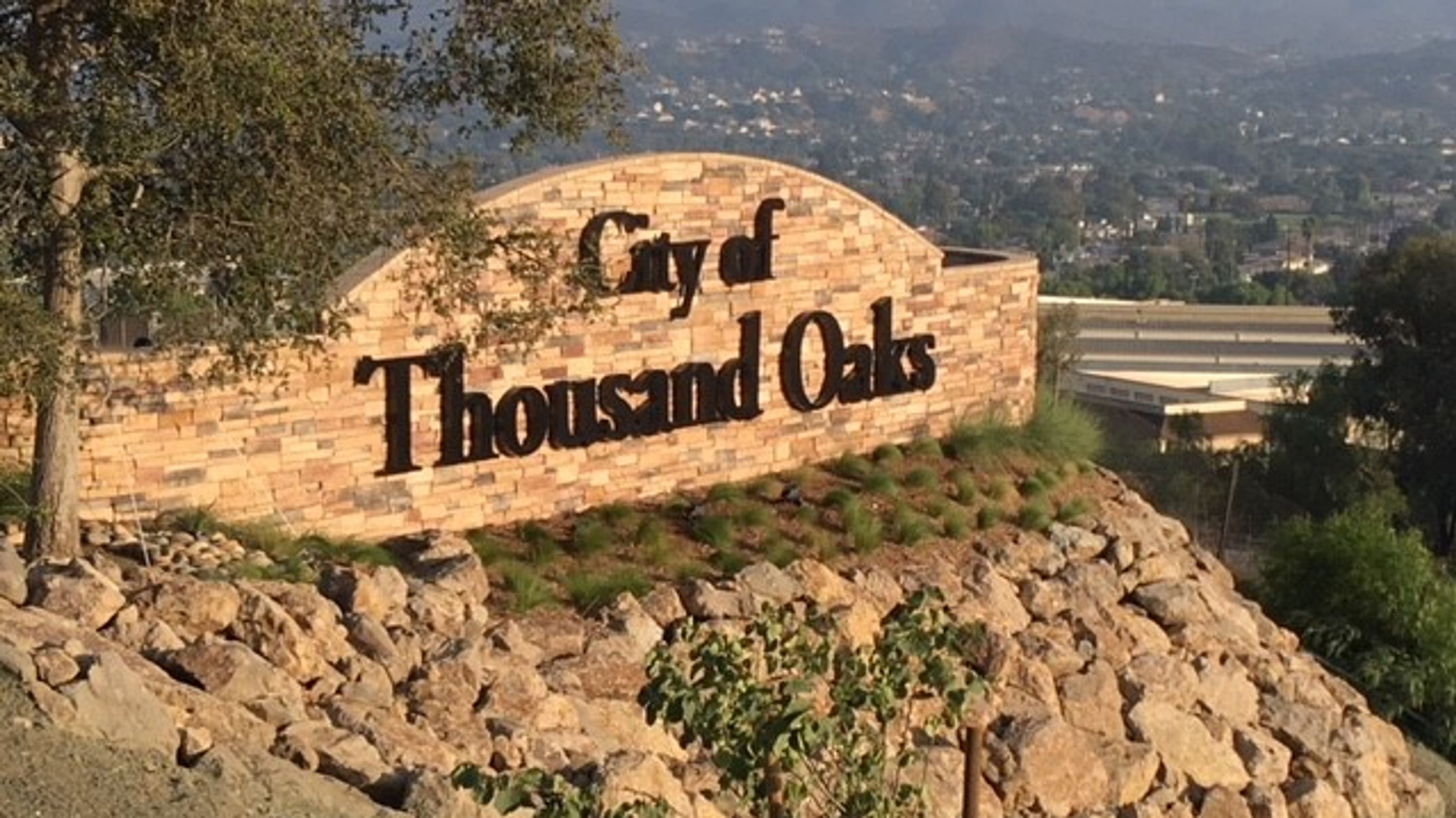 Thousand Oaks Monument Sign