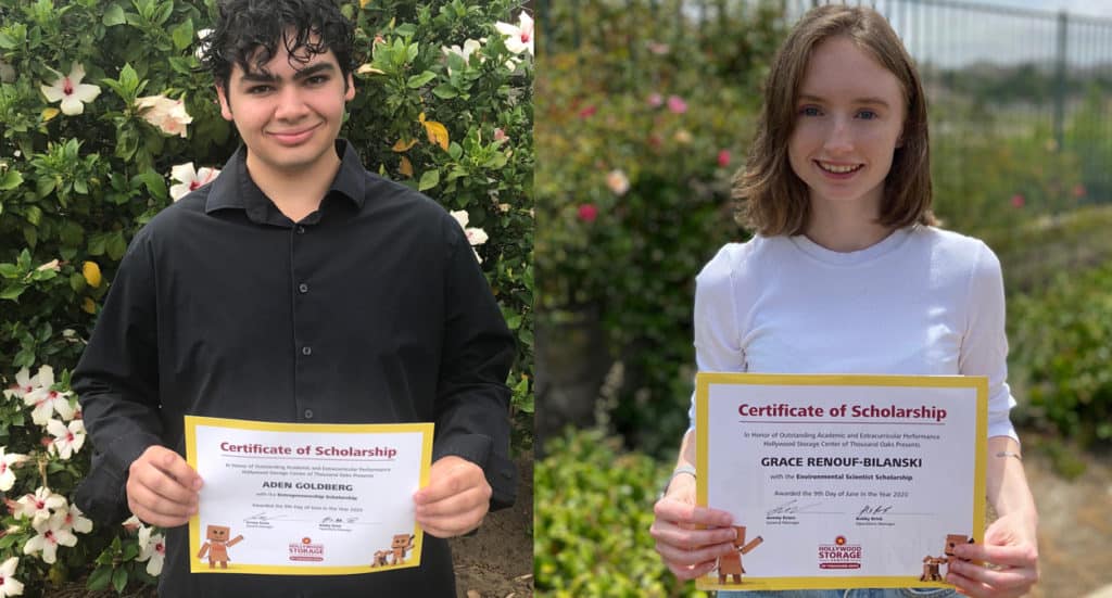 2020 Hollywood Storage Center scholarship recipients