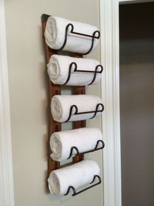 wine holder towel rack