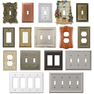 Light switch plates