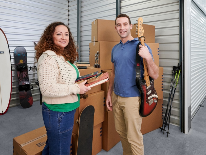 Mother and Son in Thousand Oaks Storage Unit