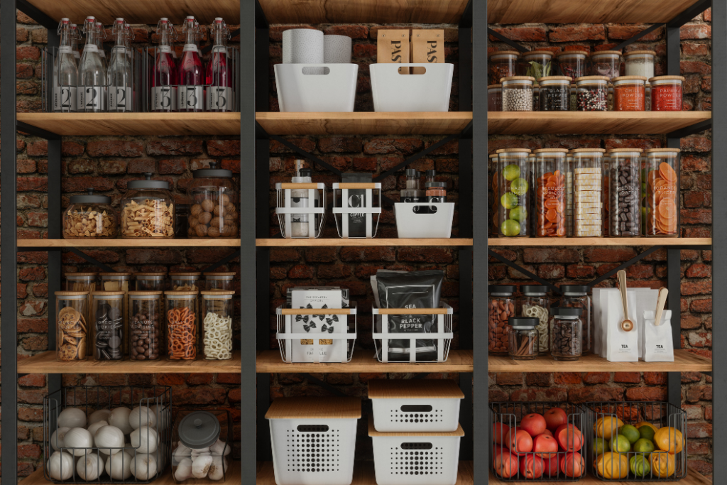 organized cooking spices