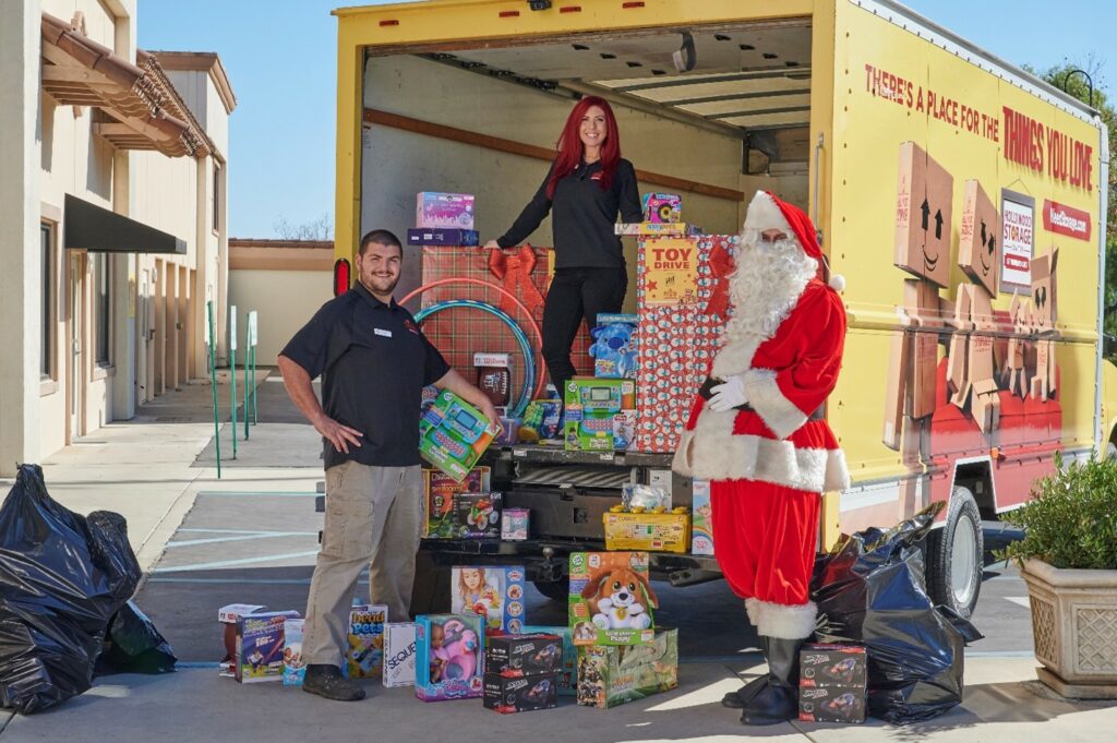 hollywood storage deals donates toys