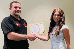 Cali Woomer, a graduate of Newbury Park High School