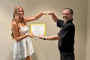 Vivian Falt, Environmental Science scholarship winner.