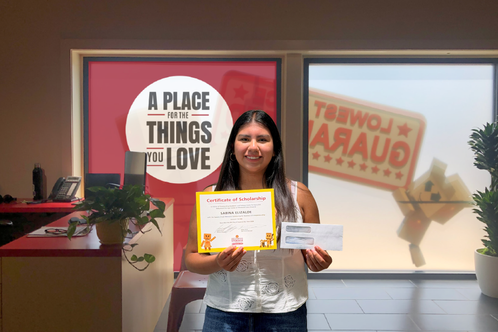 Sabina Elizalde, Spoony Singh Memorial Scholarship recipient.